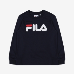 Fila Uno Round Fiu T-shirt Sötétkék | HU-11402
